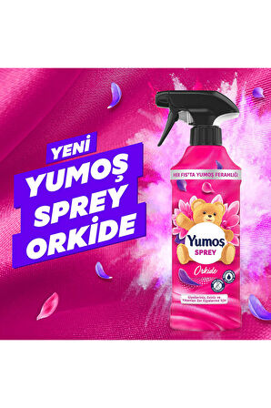 Yumoş Sprey Yıkaması Zor Eşyalar Için Lilyum 450 ML + Hanımeli 450 ML + Orkide 450 ML