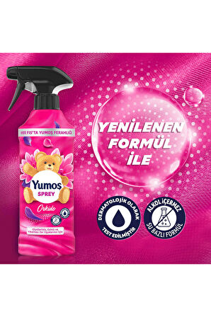 Yumoş Sprey Yıkaması Zor Eşyalar Için Lilyum 450 ML + Hanımeli 450 ML + Orkide 450 ML