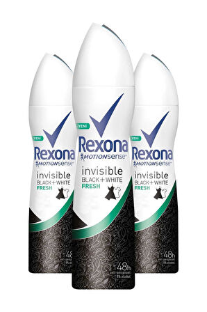 Kadın Deodorant Sprey Invisible Fresh 150 ml X 3