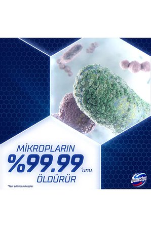 DOMESTOS Çamaşır Suyu Limon Ferahlığı 750 ML 6 Adet