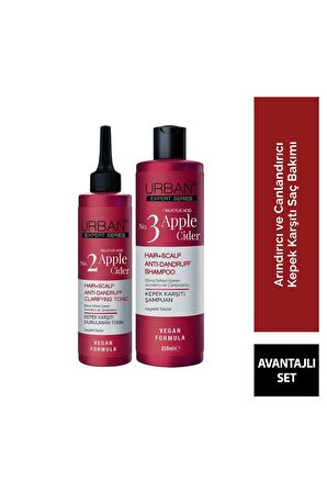 Urban Care Expert Elma Sirkesi 350ML Şampuan+Tonik-2Lİ SET