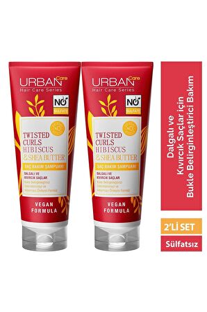 Urban Care Bukle Saç Bakım Şampuanı 250 ml Saç Şampuanı x2'li Set