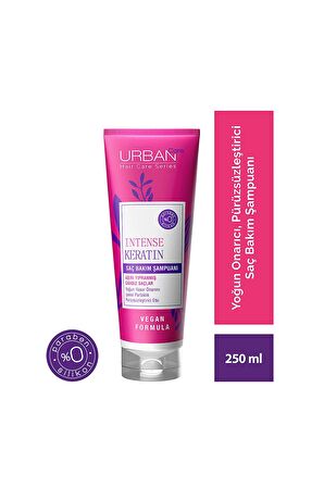 Urban Care Intense Keratin Vegan Saç Bakım Şampuanı 3x250 Ml