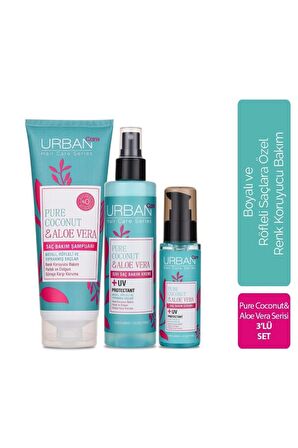 Urban Care Pure Coconut Şampuan 250ml+SSK+Serum 3'lü Set