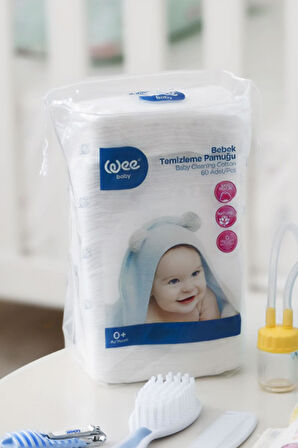 Wee Baby Bebek Temizleme Pamuğu Seti (60x12 720 Adet)