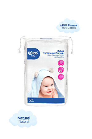 Wee Baby Bebek Temizleme Pamuğu Seti (60x12 720 Adet)