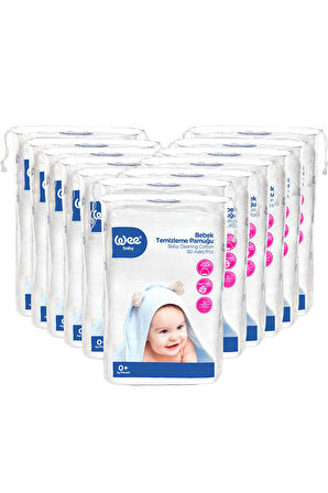 Wee Baby Bebek Temizleme Pamuğu Seti (60x12 720 Adet)