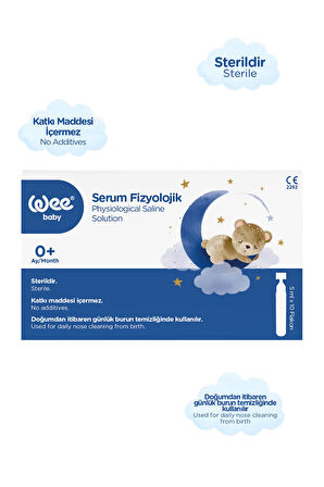 Wee Baby Serum Fizyolojik Seti (10x4 40 Adet)