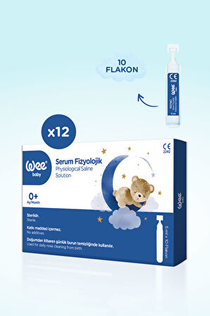 Wee Baby Serum Fizyolojik 10'lu (10x12 120 Adet)