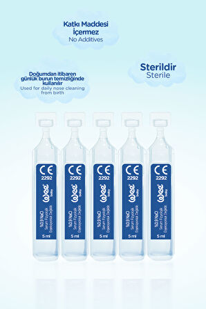 Wee Baby Serum Fizyolojik 10'lu (10x12 120 Adet)