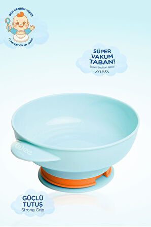 Wee Baby Süper Vakumlu Tabak ve Çelik Kaşık Çatal Seti Kız