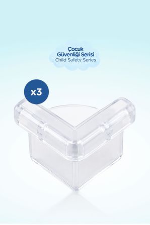 Wee Baby Vidasız Bebek Köşe Koruyucu 4'lü (4x3 12 Adet)