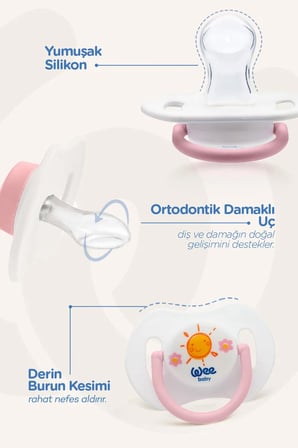 Wee Baby Cam Biberon ve Emzik Başlangıç Seti- KIZ