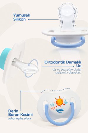Wee Baby Cam Biberon ve Emzik Başlangıç Seti- ERKEK