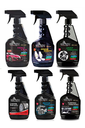 12 PARÇA ARABA BAKIM OTO TEMİZLİK ARAÇ YIKAMA SETİ