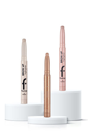 Aydınlatıcı Kaş Kalemi Brow Up 3'lü Set- Diamond/ Champagne/ Rose Gold