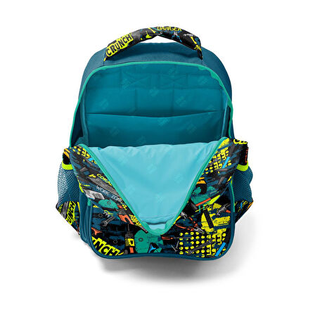 Coral High Kids Nefti Siyah Tamir Seti Desenli 3'lü Okul Çanta Seti SET0114417