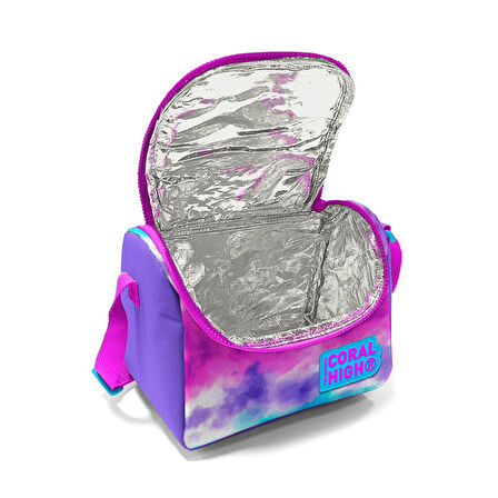 Coral High Kids Renkli Batik Unicorn Dondurma Desenli 3’lü Okul Çanta Seti SET0123480