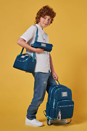 Coral High Nefti Kamuflaj Desenli 3’lü Okul Çanta Seti SET0123631