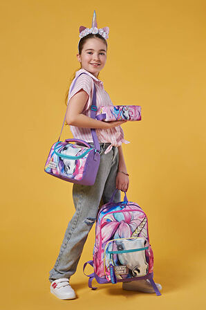 Coral High Unicorn Desenli 3’lü Okul Çanta Seti SET0123634