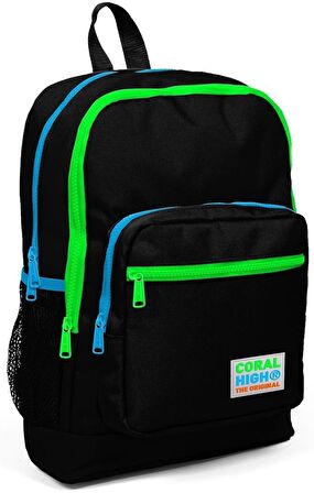 Coral High Kids Siyah 3’lü Erkek Çocuk İlk Okul Çanta Seti