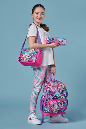 Coral High Kids Grafiti Desenli 3’lü Okul Çanta Seti SET0123760