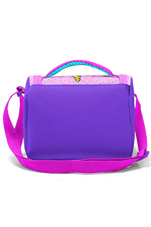 Coral High Kids Pembe Mor Milkshake Dondurma Desenli 3'lü Çanta Seti SET0123949