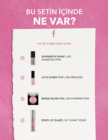 Flormar Sugar Plum Fairy 4'lü Makyaj Seti