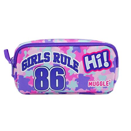 Muggle 3 Bölmeli Girls Rule Okul Sırt Çantası Ve Kalem Çantası