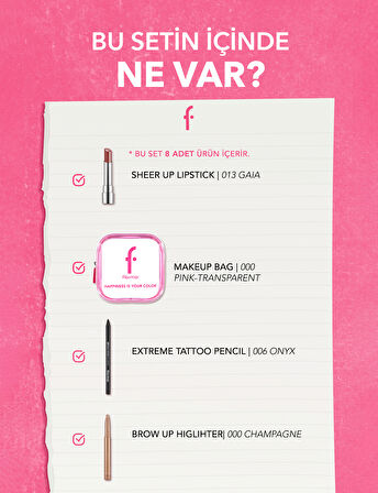 Flormar 's Favorites Çantalı Makyaj Seti