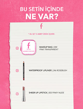 Flormar Lip Perfect Set – 2’li Dudak Makyaj Seti