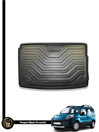 Peugeot Bipper 3D Havuzlu Paspas + Bagaj Havuzu Ikili Set