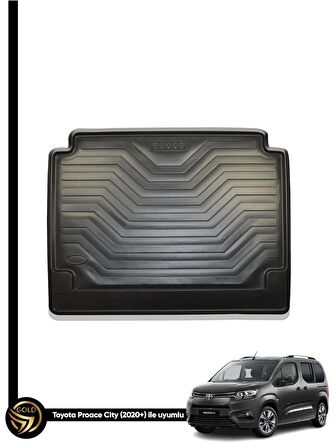 Toyota Proace City 3D Havuzlu Paspas + Bagaj Havuzu Ikili Set