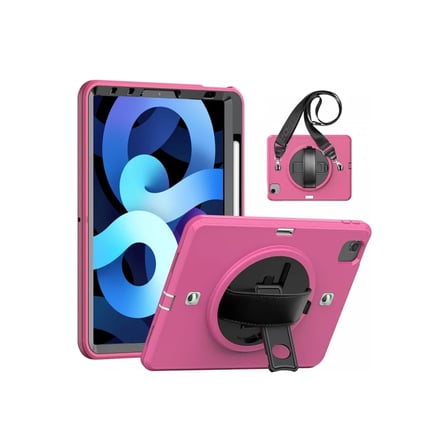 Mey İthalat®   iPad Pro 11 (2020) Kılıf Strap-C Otterbox Tablet Kapak - Pembe