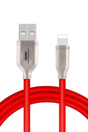 Mey İthalat®  S48 Lightning Kablo iphone Uyumlu 1M 3A - Kırmızı