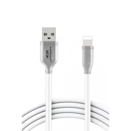 Mey İthalat®  S48 Lightning Kablo iphone Uyumlu 1M 3A - Beyaz