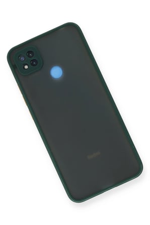 Mey İthalat®   Redmi 9C Kılıf Montreal Silikon Kapak - Yeşil