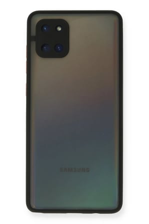 Mey İthalat®  Samsung Galaxy A81 / Note 10 Lite Kılıf Montreal Silikon Kapak - Siyah