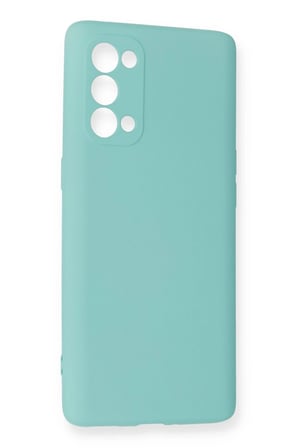 Mey İthalat®   Reno 5 Pro Kılıf Nano içi Kadife Silikon - Turkuaz