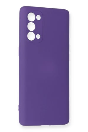 Mey İthalat®   Reno 5 Pro Kılıf Nano içi Kadife Silikon - Mor