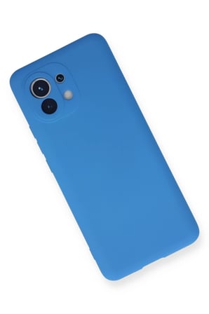 Mey İthalat®   Mi 11 Kılıf Nano içi Kadife Silikon - Mavi