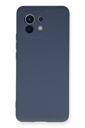 Mey İthalat®   Mi 11 Kılıf Nano içi Kadife Silikon - Gri