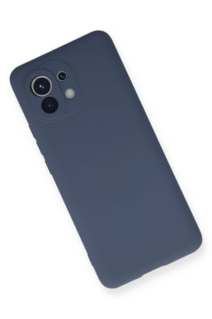 Mey İthalat®   Mi 11 Kılıf Nano içi Kadife Silikon - Gri