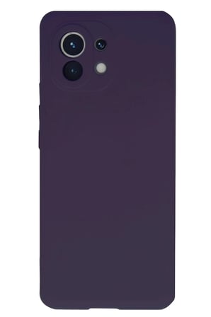 Mey İthalat®   Mi 11 Kılıf Nano içi Kadife Silikon - Mor