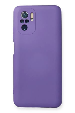 Mey İthalat®   Redmi Note 10 Kılıf Nano içi Kadife Silikon - Mor