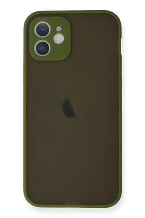 Mey İthalat®   iPhone 12 Mini Kılıf Montreal Silikon Kapak - Açık Yeşil