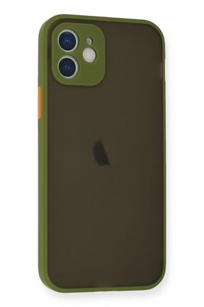 Mey İthalat®   iPhone 12 Mini Kılıf Montreal Silikon Kapak - Açık Yeşil