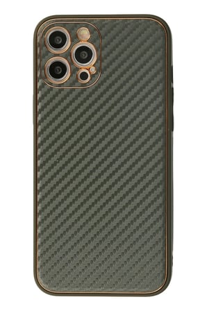 Mey İthalat®   iPhone 12 Pro Kılıf Coco Karbon Silikon - Füme