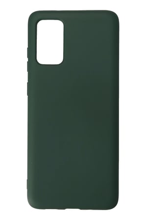 Mey İthalat®  Samsung Galaxy S20 Plus Kılıf Nano içi Kadife Silikon - Koyu Yeşil