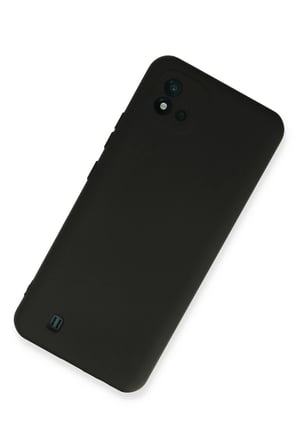 Mey İthalat®  Realme C11 2021 Kılıf Nano içi Kadife Silikon - Siyah